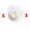 Designers Fountain 3 inch White 3000K Canless Remodel Baffle Integrated LED Recessed Light Kit EV36081WH30 - alternate 4